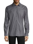 Hugo Extra Slim-fit Elisha Geometric-print Woven Shirt
