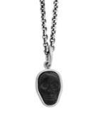 King Baby Studio Sterling Silver & Obsidian Pendant Necklace