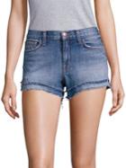 J Brand Sachi Bleached Frayed Denim Shorts