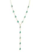 Ippolita 18k Polished Rock Candy Turquoise Lariat Necklace