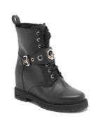 Fendi Leather Combat Boots