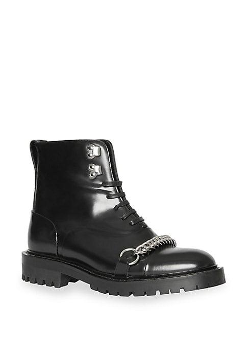 Burberry Barke Leather Combat Boot