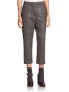 Brunello Cucinelli Textured Cropped Pants
