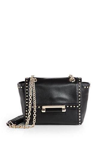 Diane Von Furstenberg Studded Leather Crossbody Bag