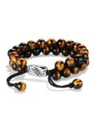 David Yurman Spiritual Beads Two-row Tiger's Eye Bracelet