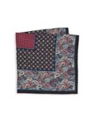 Saks Fifth Avenue Collection Paisley & Floral Boxed Silk Pocket Square