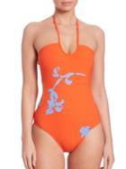Tory Burch One-piece Talisay Bandeau Swimsuit