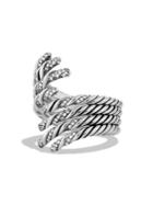 David Yurman Willow Open Four-row Ring With Diamonds