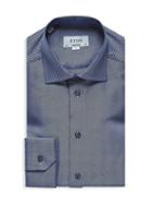 Eton Contemporary-fit Diagonal Textured Twill Dress Shirt