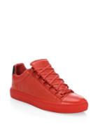Balenciaga Leather Lace-up Sneakers
