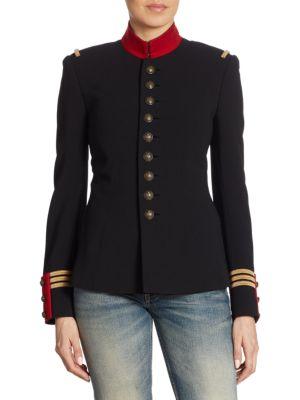 Ralph Lauren Collection The Officer's Double-faced Wool Jacket
