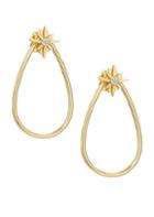 Roberto Coin Princess Cinderella 18k Yellow Gold & Diamond Teardrop Earrings