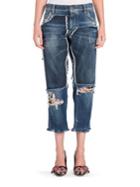 Dolce & Gabbana Cropped Cotton Denim Jeans