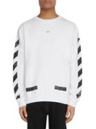 Off-white Diagonal Brushed Crewneck Sweatshirt