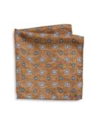 Saks Fifth Avenue Collection Flower Diamond Printed Pocket Square