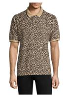 Ovadia & Sons Leopard Cotton Polo Shirt