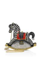 Judith Leiber Couture Toby Crystal Rocking Horse Minaudiere