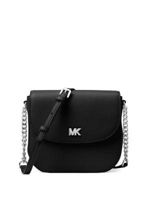 Michael Michael Kors Half Dome Leather Crossbody Bag