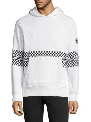Ovadia & Sons Checkered Cotton Hoodie