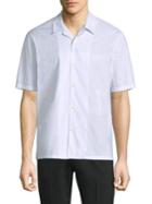Theory Stripe Cotton Button-down Shirt