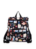 Lesportsac Striped Backpack