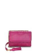 Tory Burch Fleming Small Convertible Leather Shoulder Bag