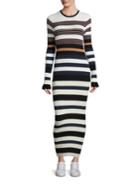 Opening Ceremony Striped Maxi Dress