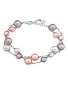Majorica Quimera Two-tone Hancrafted Pearl Double-strand Bracelet