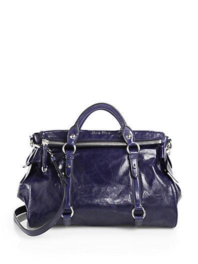 Miu Miu Vitello Lux Large Bow Bag