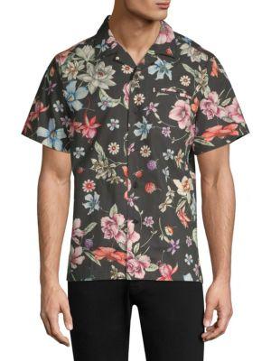Ovadia & Sons Beach Bouquet Button-down Shirt