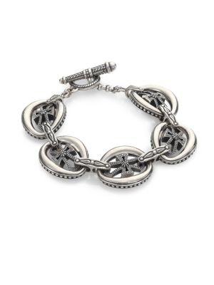 Konstantino Penelope Sterling Silver Cross Link Bracelet