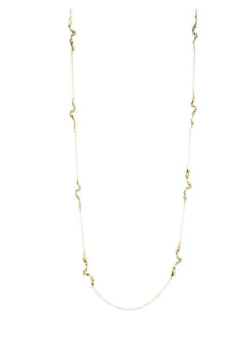 Ippolita Classico 18k Yellow Gold Twisted Ribbon Long Necklace