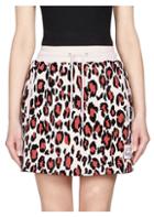 Kenzo Leopard Print Mini Skirt