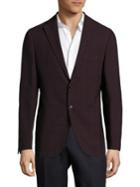 Pal Zileri Berry Wool & Linen Check Sportcoat