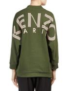 Kenzo Cotton Blend Logo Sweatshirt