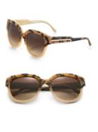 Stella Mccartney Bi-color Square Sunglasses