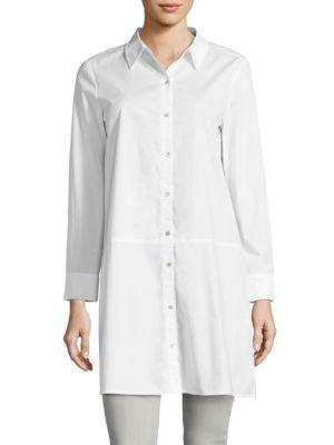 Eileen Fisher Classic Buttoned Top