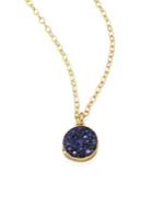 Ila Zerrah Blue Sapphire & 14k Yellow Gold Locket Necklace