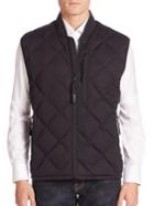 Andrew Marc Diamond Quilted Down Vest