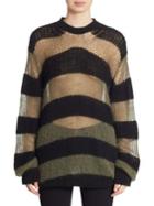 Mcq Alexander Mcqueen Striped Knitted Sweater