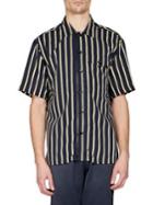 Ami Striped Button-front Shirt