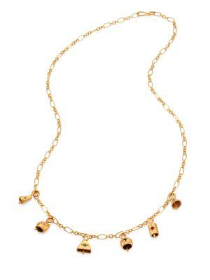 Iam By Ileana Makri Bells Small Pendant Necklace