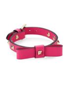 Valentino Bow Leather Bracelet