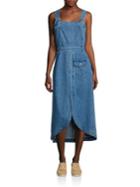 See By Chloe Denim Overall Dress