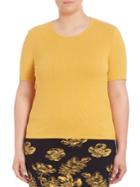Stizzoli, Plus Size Classic-fit Solid Tee