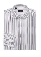 Saks Fifth Avenue Modern Vertical Stripe Dress Shirt
