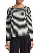 Eileen Fisher Cashmere Stripe Sweater