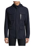 Corneliani Wool Hooded Utility Jacket
