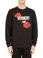 Givenchy Rose Print Logo Sweatshirt