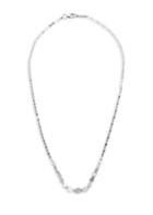 Lana Jewelry Graduating Blush 14k White Gold Disc Chain Necklace
